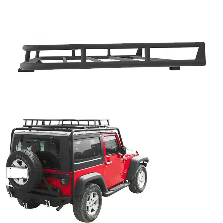 Universal 4x4 Car Accessories Steel Roof Rack For Wrangler JK 2007-2017