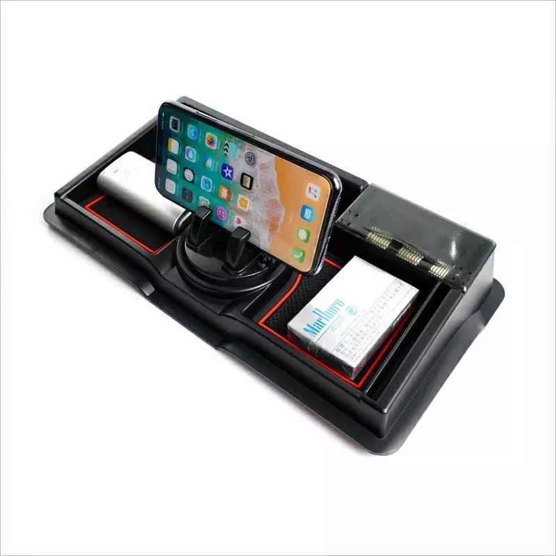 Interior Accessories Front Dashboard Storage Box with Phone Holder For Suzuki Jimny JB64 JB74 2019+