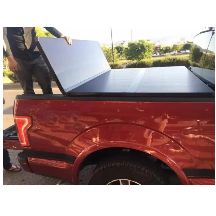 Bed Cover offroad 4x4 pickup truck Hard Tri Fold Tonneau Cover For Tacoma