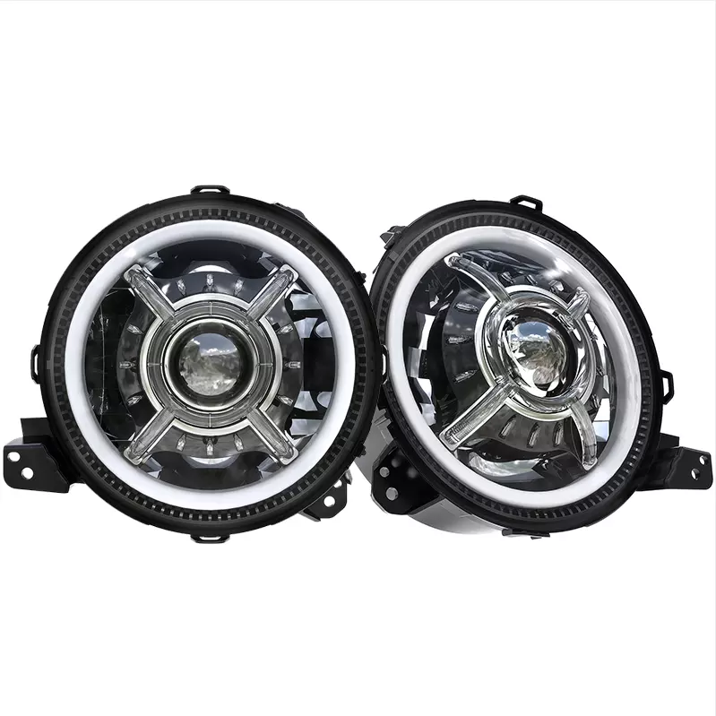 Auto Lighting with DRL 2018 Offroad 4x4 car exterior accessories Pickup Truck Led Headlights For Wrangler JL