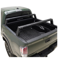 4x4 Parts Adjustable Bed Bars Crossbar Rear Bed Rack for Tacoma 2016-2021