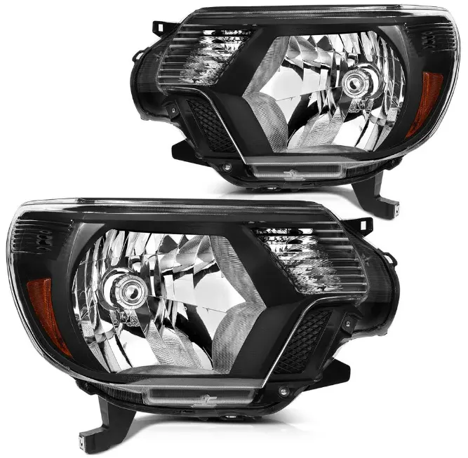 Car Headlamp Black Housing Headlight For Tacoma 2012 - 2015 