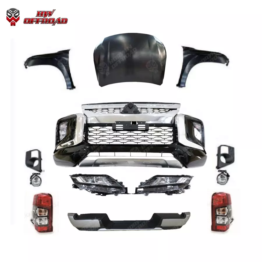 Auto Parts Upgrading TO 2020 Body Kit Bumper Kit Front Bumper Facelift For Triton L200 2020
