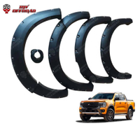 New Black Auto Parts ABS Fender Flares Mud Guard For Ranger T9 2022 2023