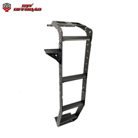 HW 4x4 Offroad Car Black Steel Tail Gate Ladder Rear Gate Ladder For 4Runner 2010-2022 Accessories
