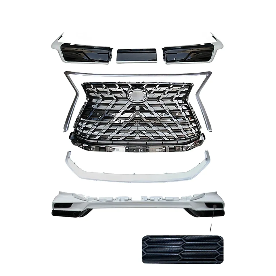 LX570 2021 TD BODYKIT facelift upgrade to TRD style front rear bumper grille For Lexus LX570 2016