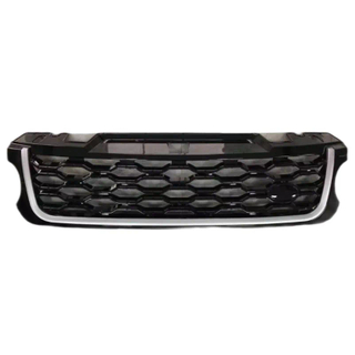 Car Tuning Front Grill L494 14-17 upgrade to 2022 Sliver-Black Grille for Range Rover Sport 2014-2017