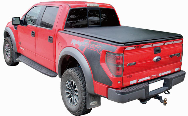 Soft Lock Rolling Up Tonneau Cover for Ford F150 04-18 6.5'' Truck Bed