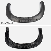 2009-2017 Rugged Textured Dodge Ram 1500 Pocket Rivet Bolt On Fender Flares 3708BDM