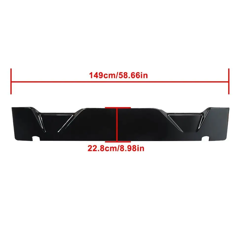 Exterior Accessories Glossy Black Trunk Rear Spoiler For F150 2015-2020 All Cab Size