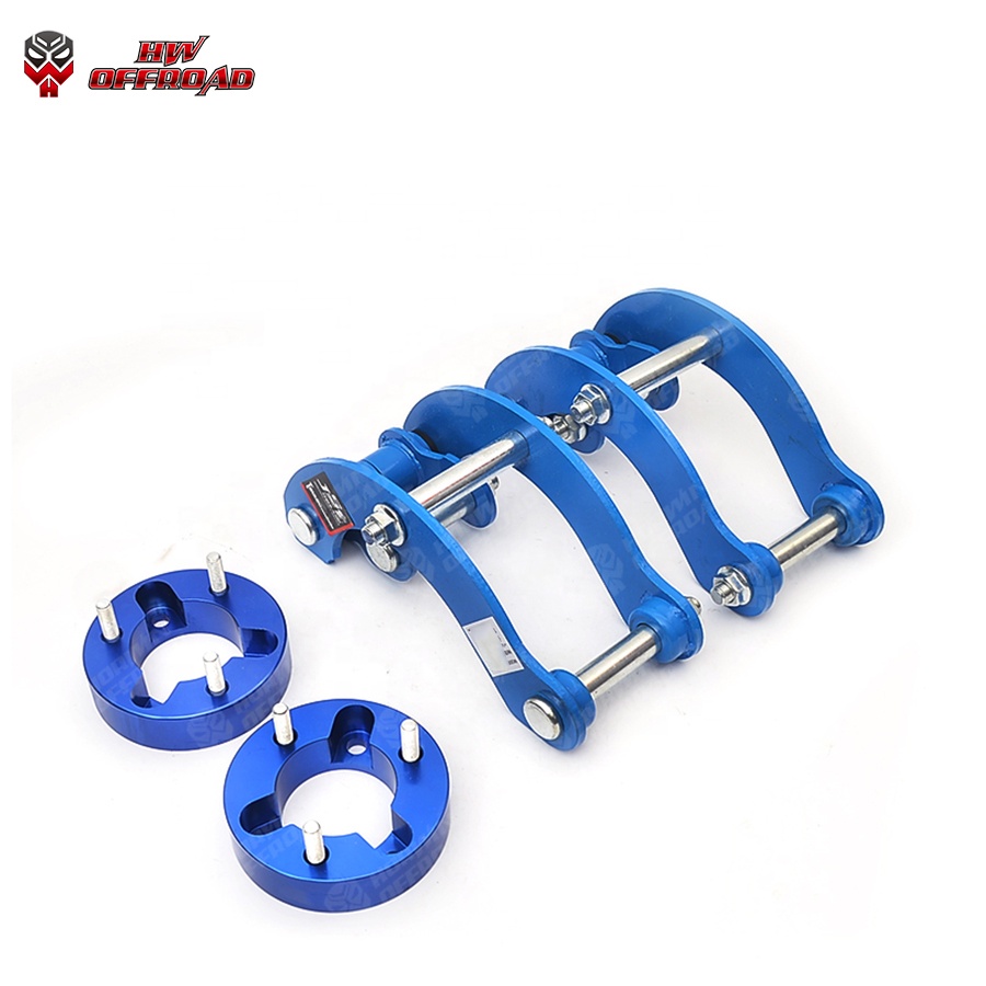 2 Front and 2 Rear Car Leveling Lift Kit Strut Spacer Raised Extended Shack Lift Up for Hilux Revo 2015+