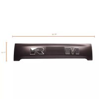 Exterior Pickup Accessories Matte Black ABS Tailgate Applique Panel Cover for Dodge Ram 1500 2013-2018