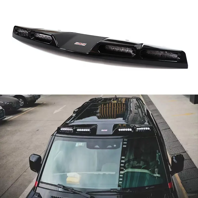 New Arrivals Car Parts 4 Lights Bar Led Roof Light ABS Top Lam for New Land Rover Defender 2020+