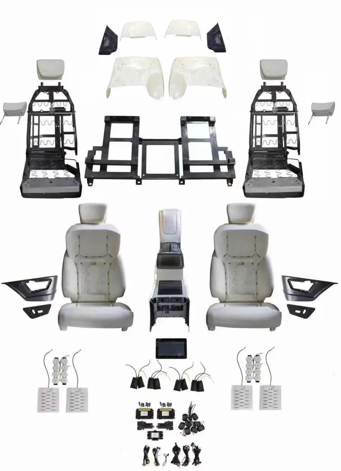 HW FJ150 seats upgrade Interior customized Electric adjustment luxury seats rear seats for Prado FJ150 LC150 2010-2022