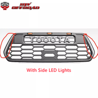 HW 4x4 New Offroad 4x4 Car Front Bumper Grille With LED Lights For Tacoma 2016-2020 Upgrade Grille Accessories
