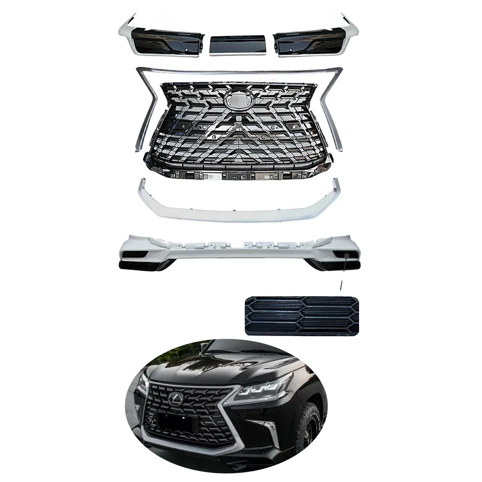 LX570 2021 TD BODYKIT facelift upgrade to TRD style front rear bumper grille For Lexus LX570 2016
