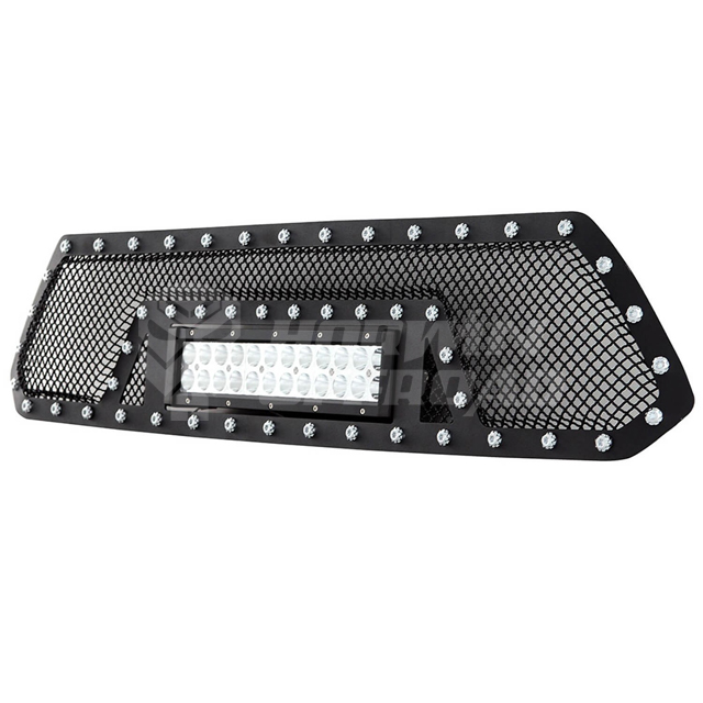 Wire Mesh Grill With LED Light for 2012-2015