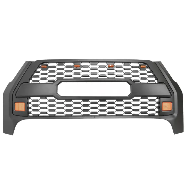Car Grills With Amber Lights Pickup Trucks Front Grille For Hilux Rocco 2021