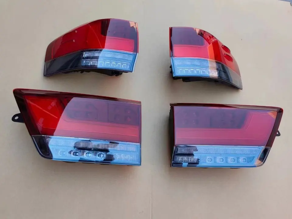 Red LED Rear Light ABS Tail Lamp For LC300 2021-2023