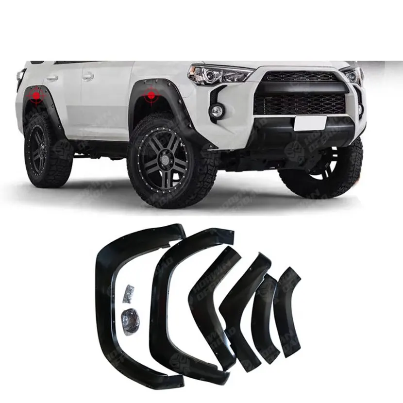 HW Wheel Arch Eyebrow Fender Flares Pocket Rivet Style For Toyota