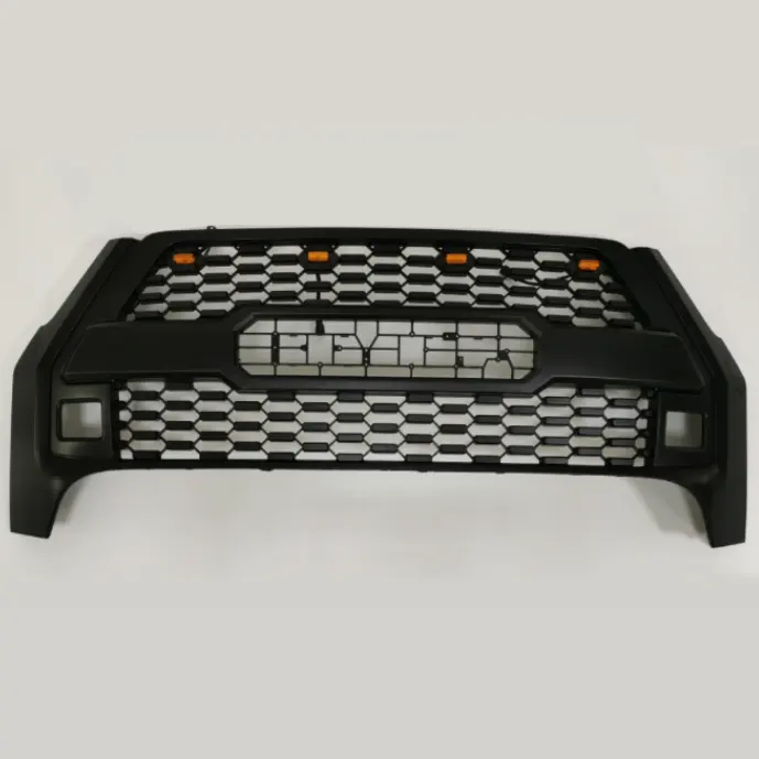 Car Grills With Amber Lights Pickup Trucks Front Grille For Hilux Rocco 2021