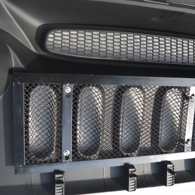 Grille with mesh for Jeep Wrangler JK