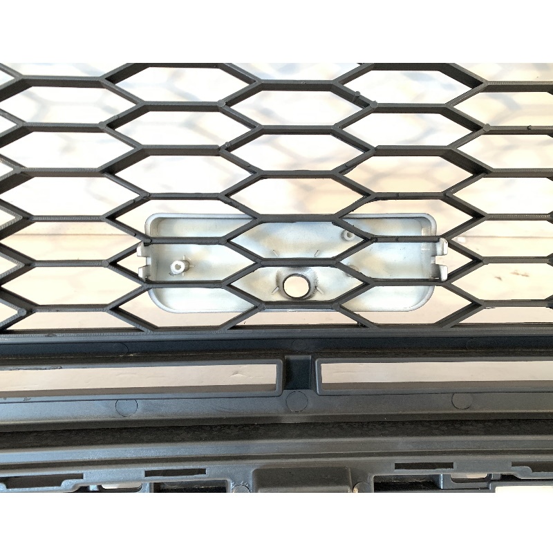 2021 New Arrival Pickup Car Parts Matte Black Front Mesh Style Car Grills Without Camera Hole Fit For Ford F150