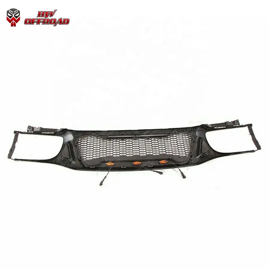 4x4 Car Exterior Accessories ABS Mesh Racing Car Grills Front Hood Bumper Grill with or without light For Tacoma 2001-2004