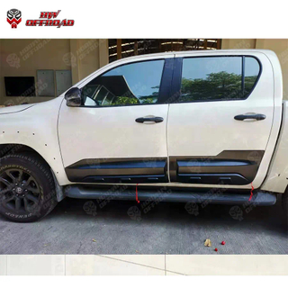 Accessories Cover Car Door Side Cladding Protector Trim ABS Body Cladding for Hilux 2015-2020