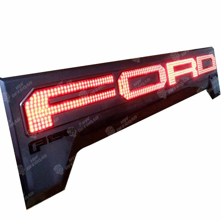 F150 2018 ABS Tailgate Cover With Led Letters